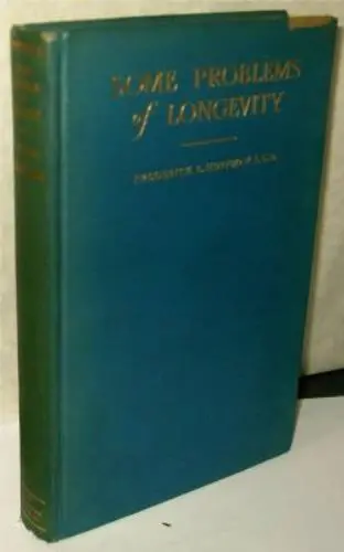 Some Problems Of Longevity  By Hoffman, Frederick L. 1