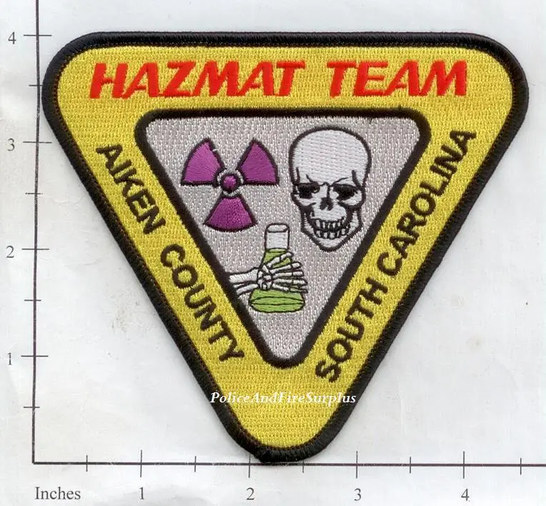 South Carolina - Aiken County Hazmat Team Fire Dept Patch 1