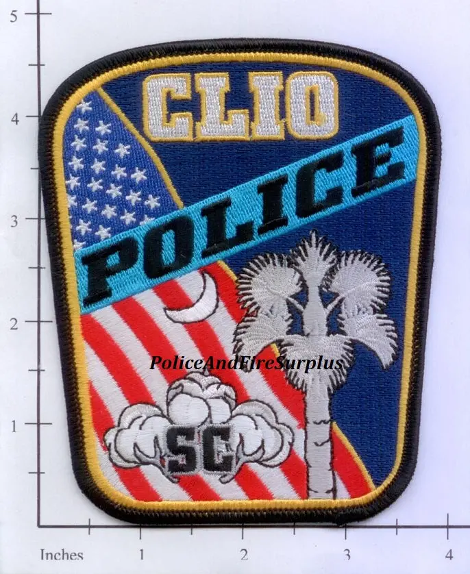 South Carolina - Clio Police Dept Patch 1