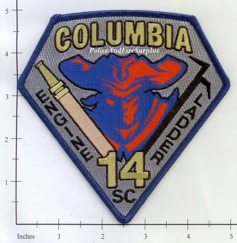 South Carolina - Columbia Engine 14 Ladder 14 Fire Dept Patch 1