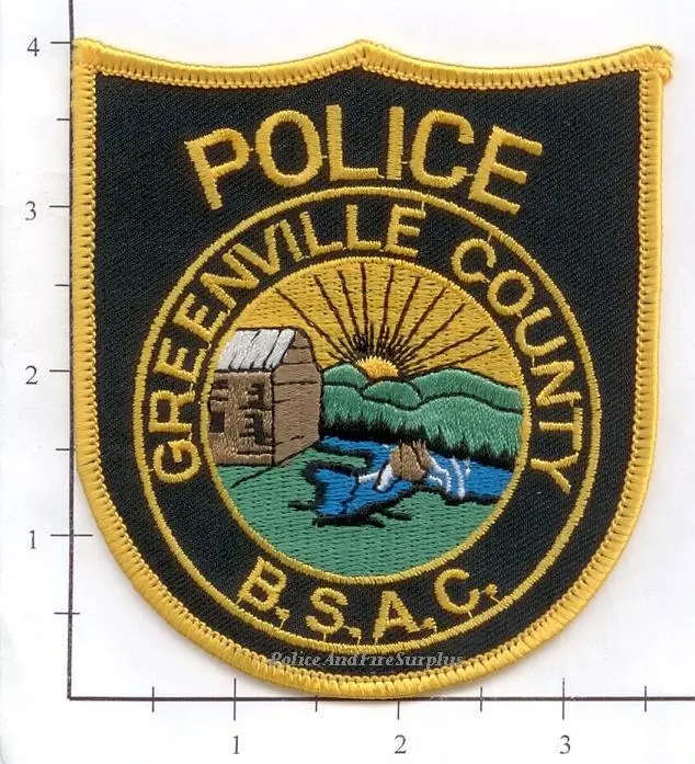 South Carolina - Greenville County Bsac Police Dept Patch 1