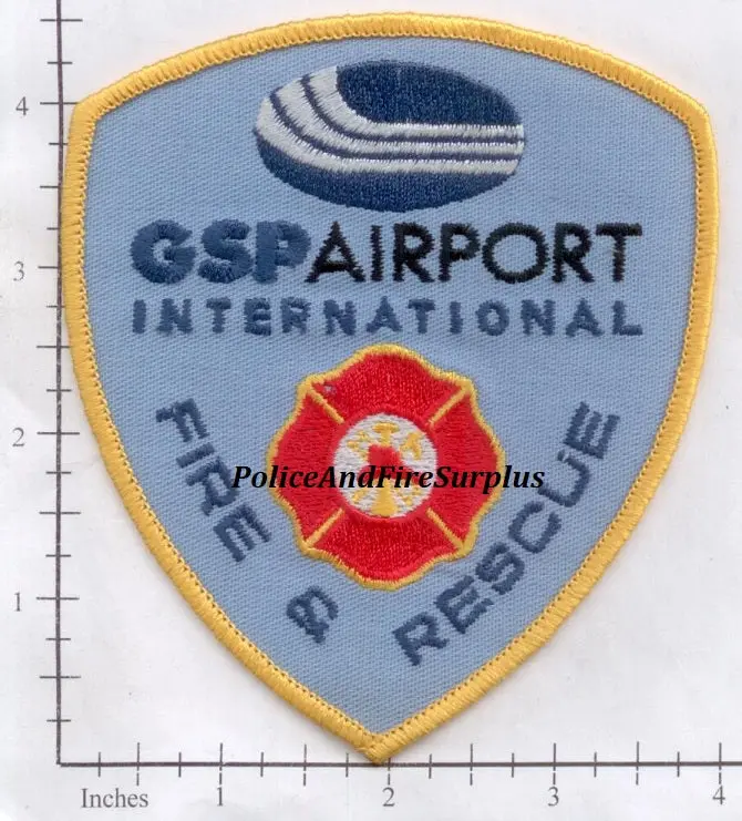 South Carolina - Greenville Spartanburg Gsp International Airport Fire Rescue Patch 1
