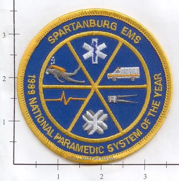 South Carolina - Spartanburg County Emergency Medical Services Patch V2 1