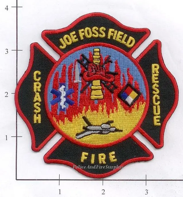 South Dakota - Joe Foss Field Crash Fire Rescue Fire Dept Patch 1