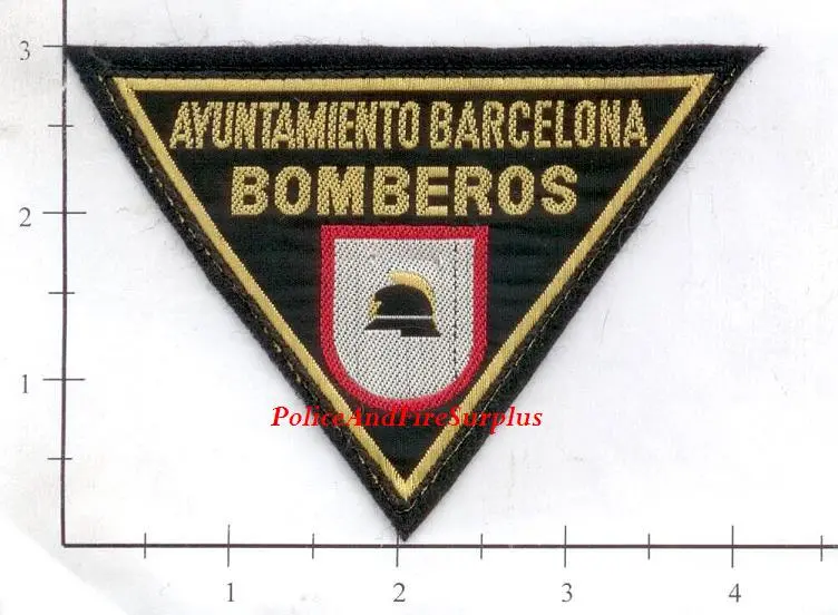 Spain - Barcelona City Hall Firefighters Fire Dept Patch 1