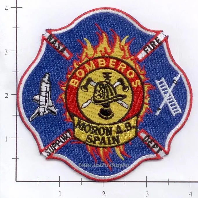 Spain - Moron Air Base Fire Dept Patch 1