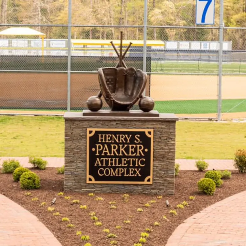 Spring Training Large Bronze Baseball Statue 1