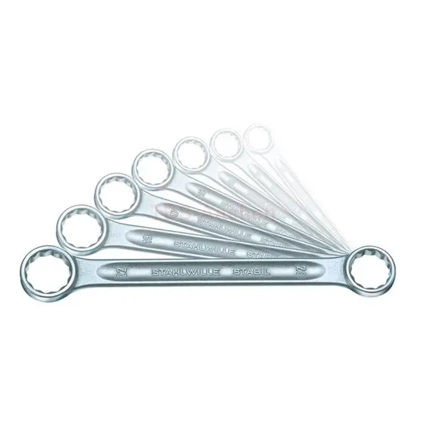 Stahlwille Double Ended Ring Spanner - Straight Flat. 21/10 1