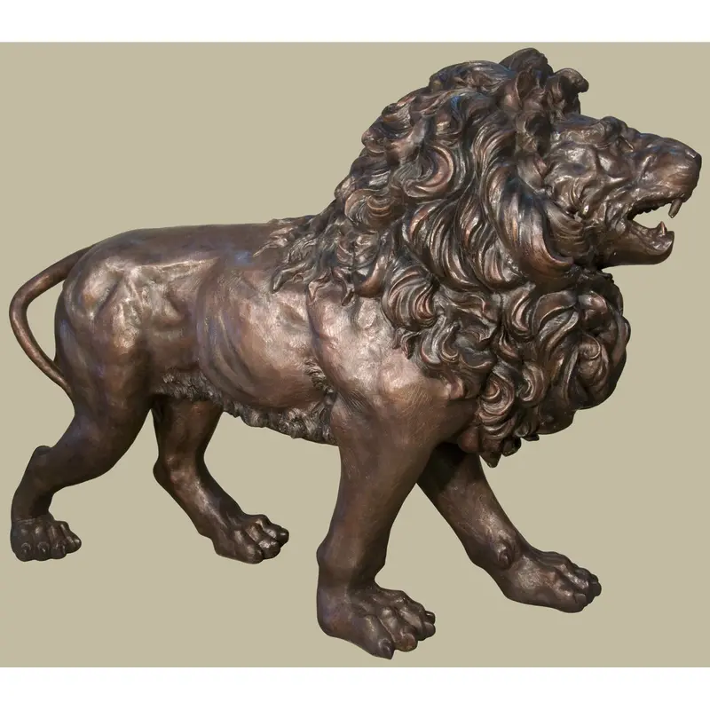 Stalking Lion Statue Right 1