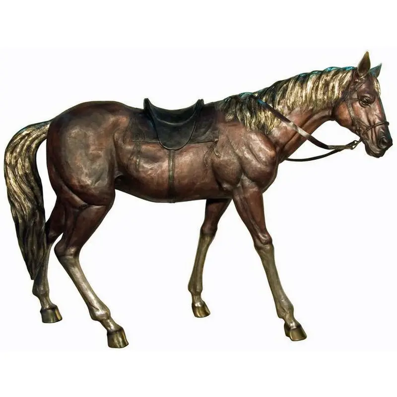 Statue Of Horse With Saddle 1