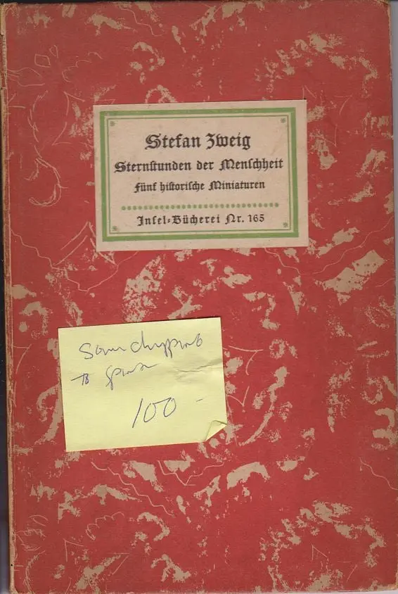Sternstunden Der Menschheit: Funf Historiche Miniaturen 1