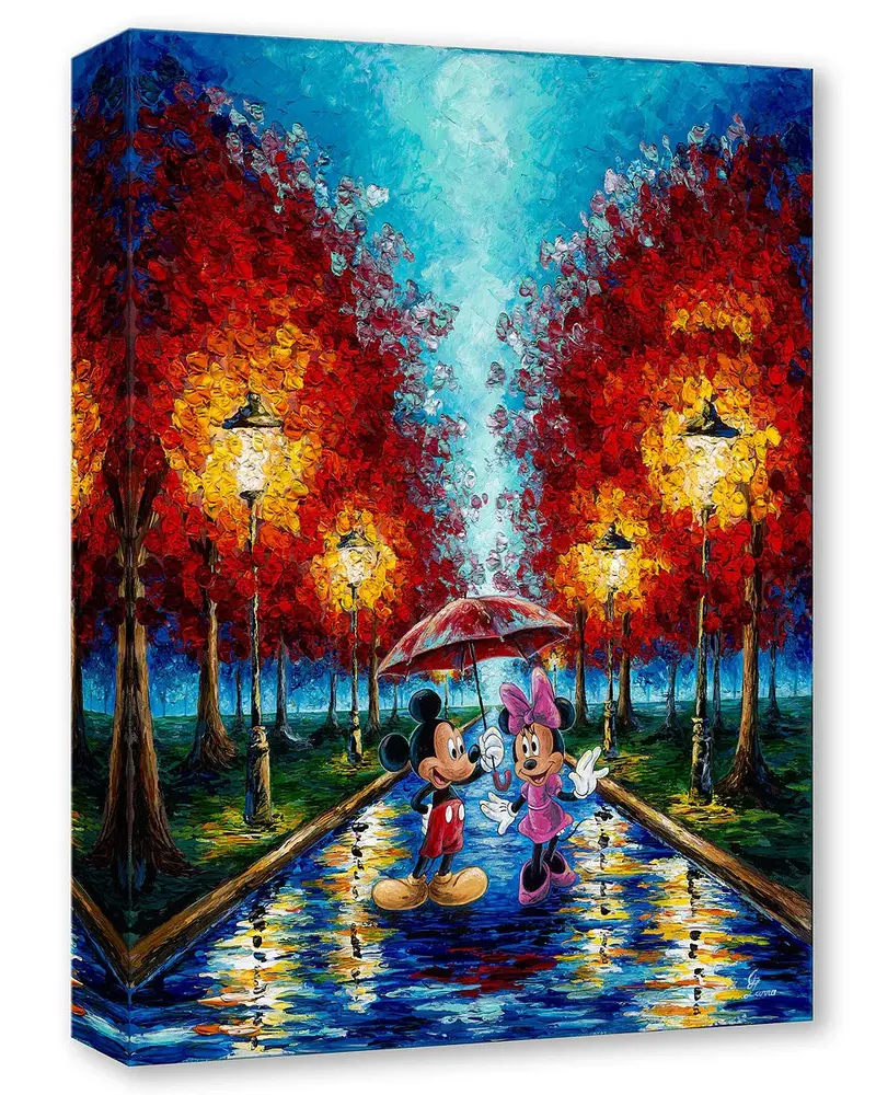 Street Lights And Rainy Nights - Treasure On Canvas 1