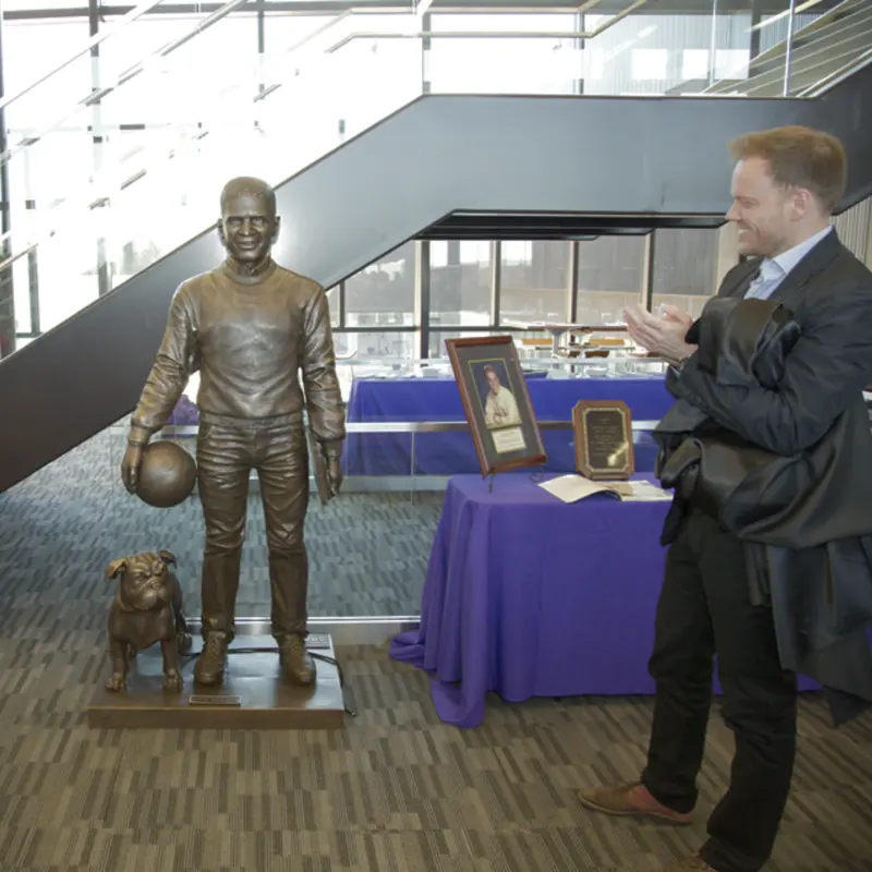 Student Athlete With Bulldog School Mascot 1