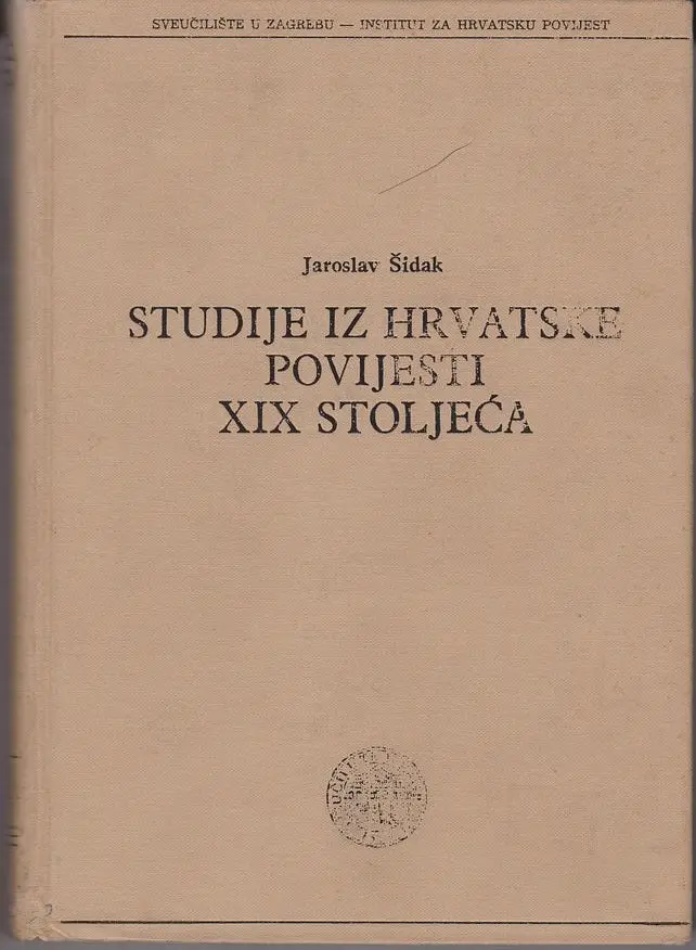 Studije Iz Hrvatske Povijesti Xix Stoljeca 1