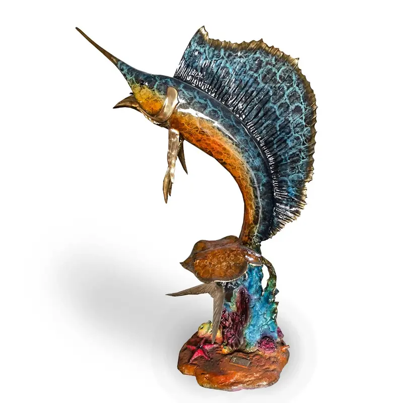 Swordfish Billfish With Special Glazed Patina 1