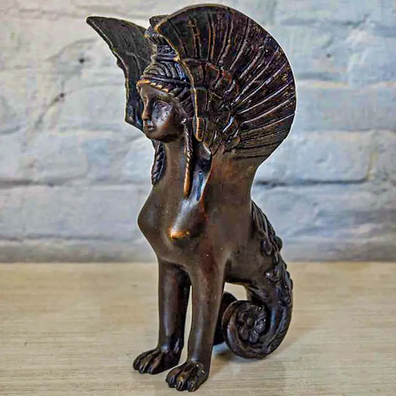Tabletop Bronze Sphinx 1