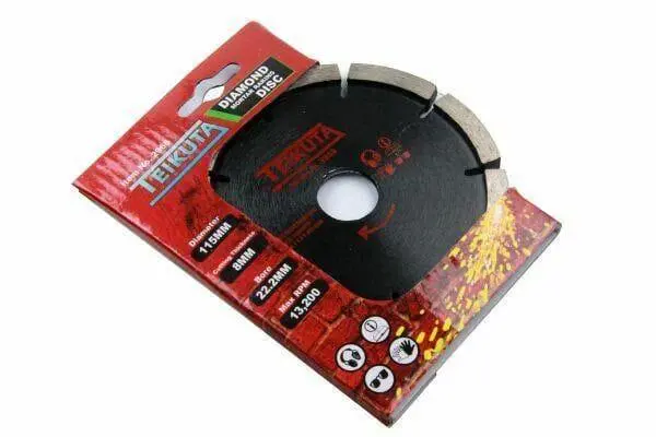 Teikuta Diamond Mortar Raking Disc 115 X 7 X 8 X 22.2Mm 2968 2