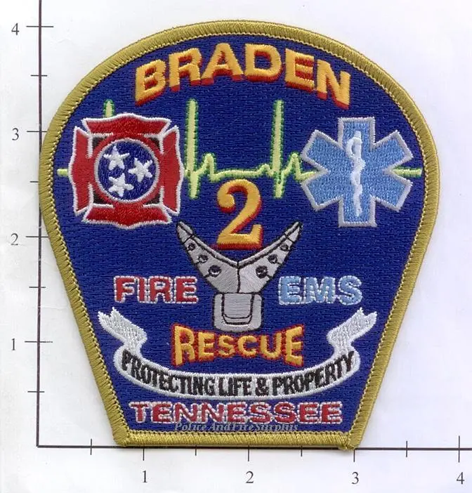 Tennessee - Braden 2 Fire Dept Patch 1