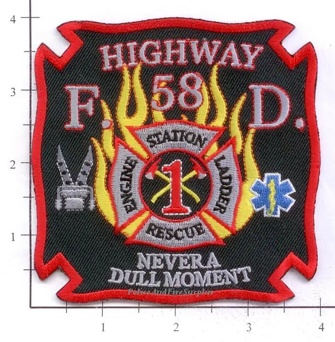 Tennessee - Highway 58 Station 1 Fire Dept Patch 1