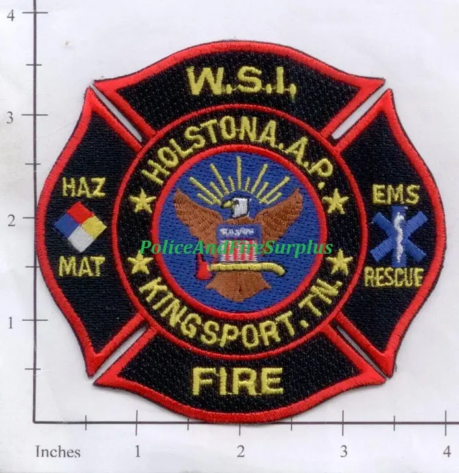 Tennessee - Holston Army Ammunition Plant Wsi Fire Dept Patch 1