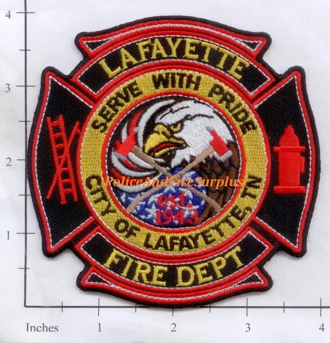 Tennessee - Lafayette Fire Dept Patch 1