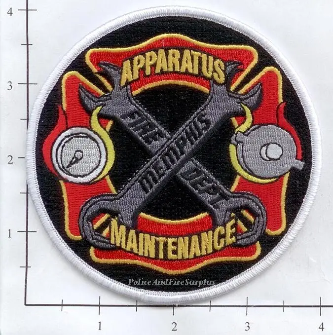 Tennessee - Memphis Apparatus Maintenance Fire Dept Patch 1