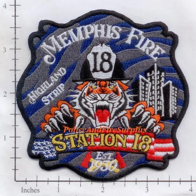 Tennessee - Memphis Engine 18 Fire Dept Patch V3 1