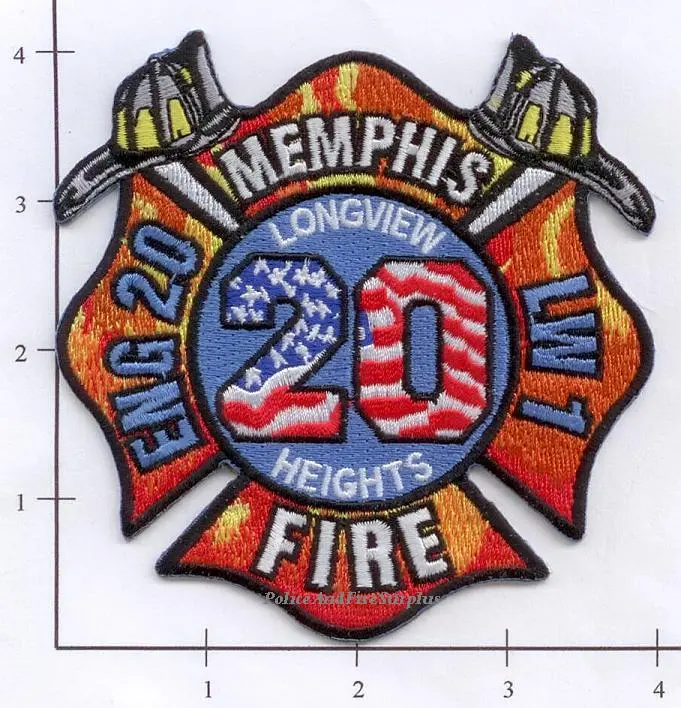 Tennessee - Memphis Engine 20 Fire Dept Patch 1