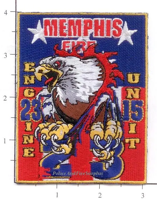 Tennessee - Memphis Engine 23 Unit 15 Fire Dept Patch 1
