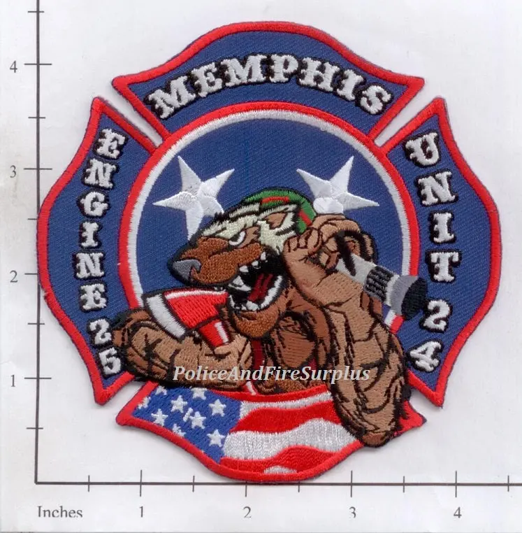 Tennessee - Memphis Engine 25 Unit 25 Fire Dept Patch 1