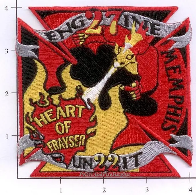 Tennessee - Memphis Engine 27 Unit 22 Fire Dept Patch 1