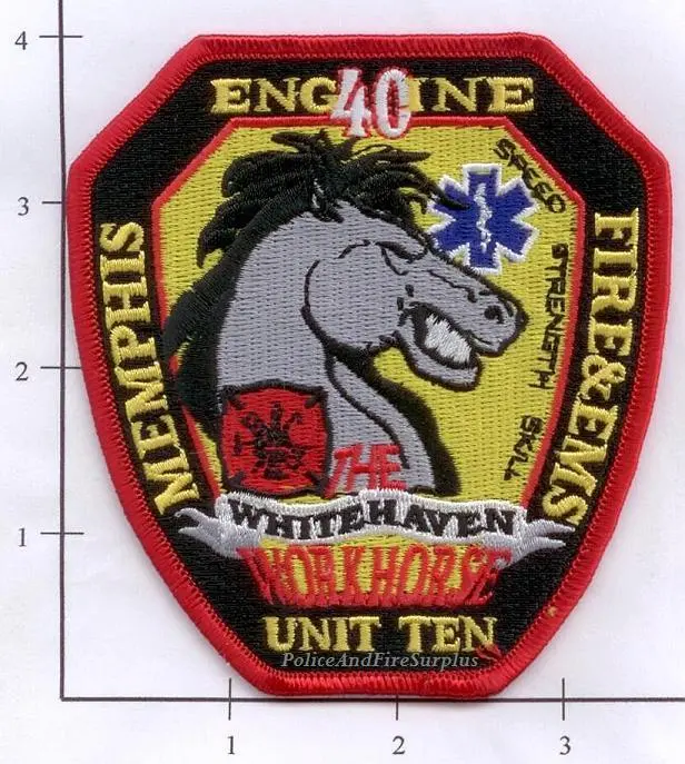 Tennessee - Memphis Engine 40 Unit 10 Fire Dept Patch 1
