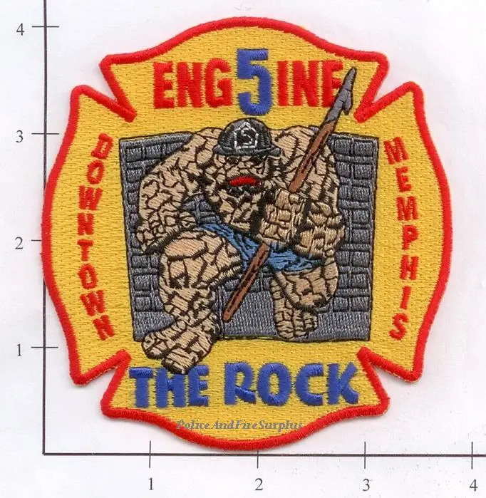 Tennessee - Memphis Engine  5 Fire Dept Patch 1