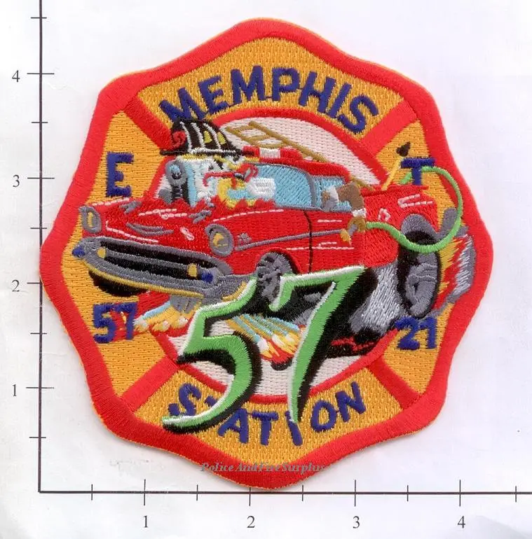 Tennessee - Memphis Engine 57 Ladder 21 Fire Dept Patch 1