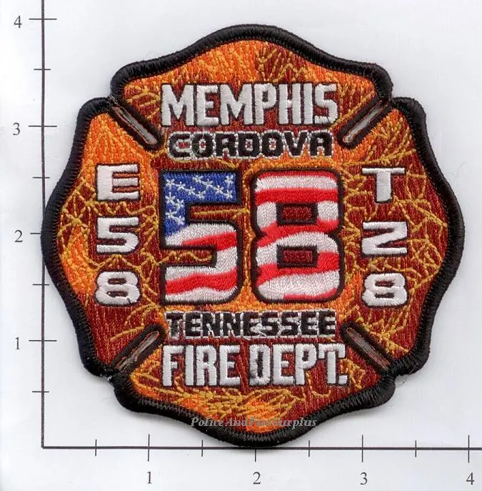 Tennessee - Memphis Engine 58 Ladder 28 Fire Dept Patch 1