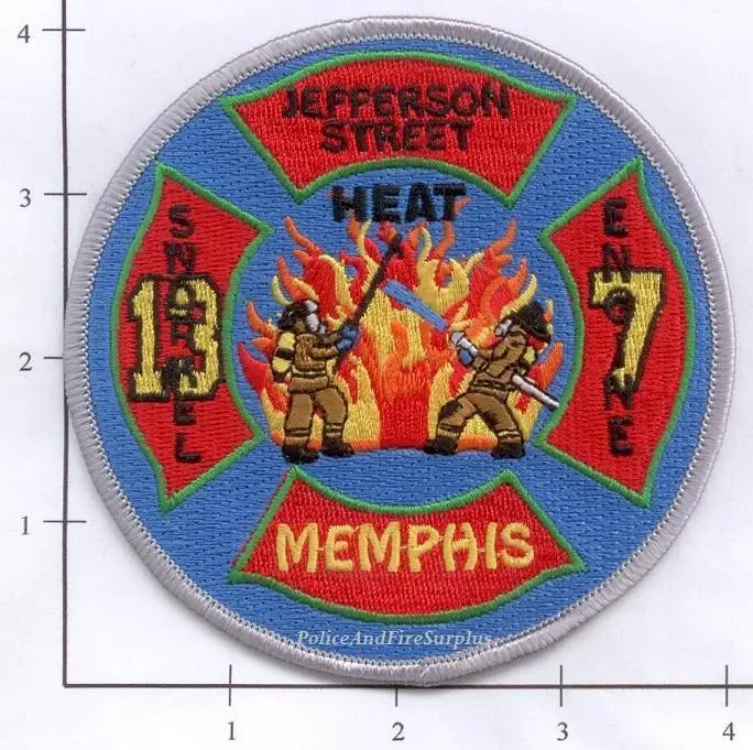 Tennessee - Memphis Engine  7 Truck 13 Fire Dept Patch 1