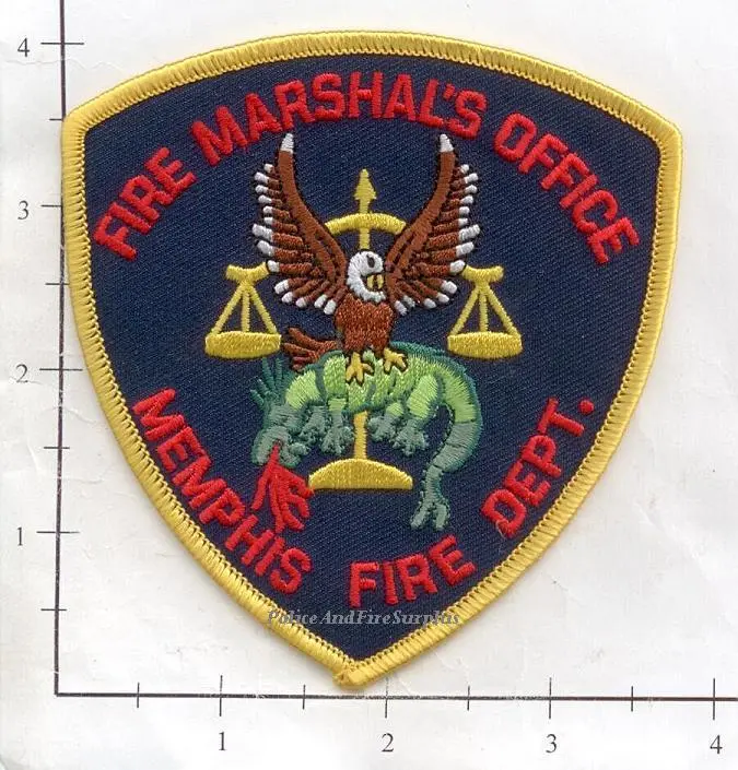 Tennessee - Memphis Fire Marshal's Office Fire Dept Patch 1