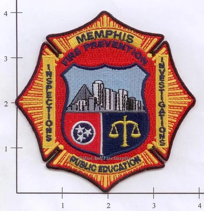 Tennessee - Memphis Fire Prevention Fire Dept Patch 1