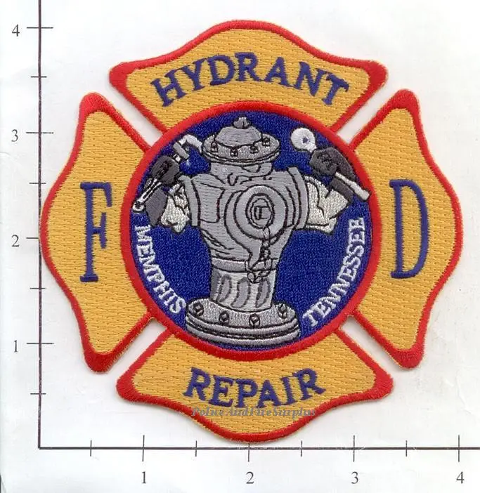 Tennessee - Memphis Hydrant Repair Fire Dept Patch 1