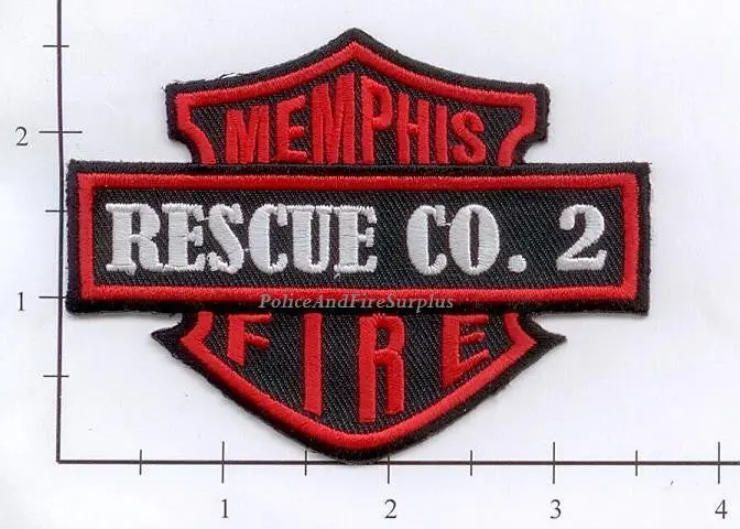 Tennessee - Memphis Rescue 2 Fire Dept Patch V2 1