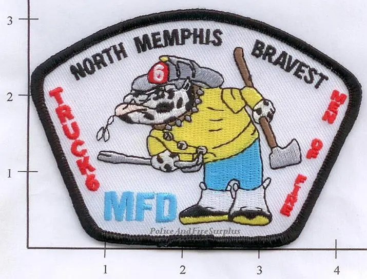 Tennessee - Memphis Truck  6 Fire Dept Patch 1