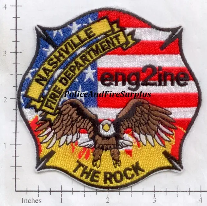 Tennessee - Nashville Engine  2 Fire Dept Patch 1