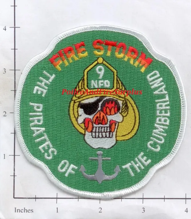 Tennessee - Nashville Fireboat 9 Fire Dept Patch 1