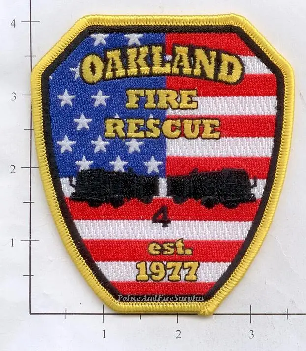 Tennessee - Oakland Fire Rescue Fire Dept Patch 1