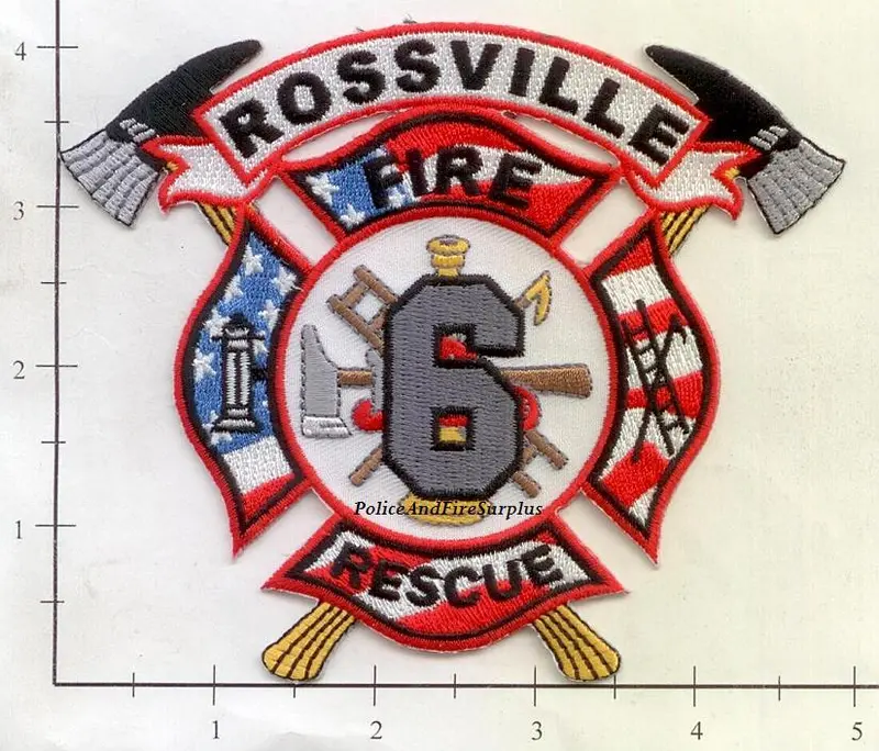 Tennessee - Rossville Fire Rescue 6 Dept Patch 1
