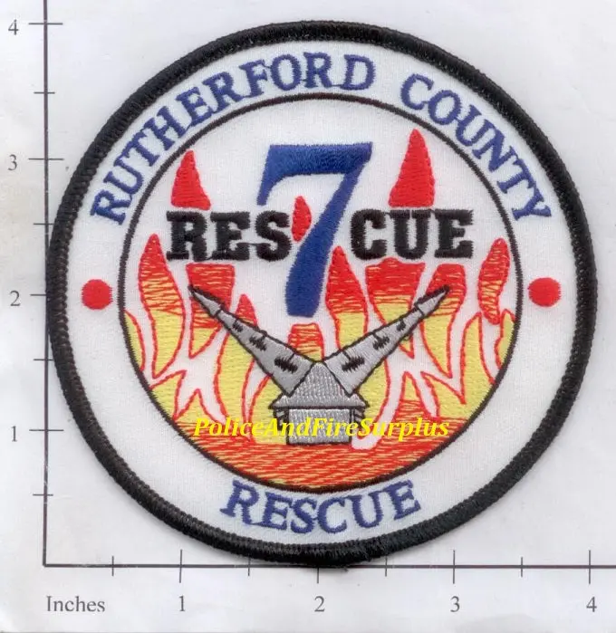 Tennessee - Rutherford County Rescue 7 Fire Dept Patch 1