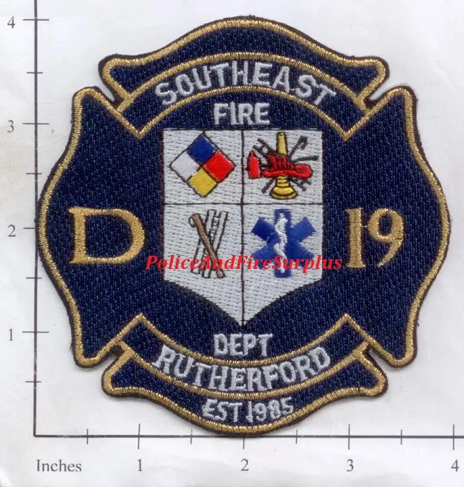 Tennessee - Southeast Rutherford D 19 Fire Dept Patch 1