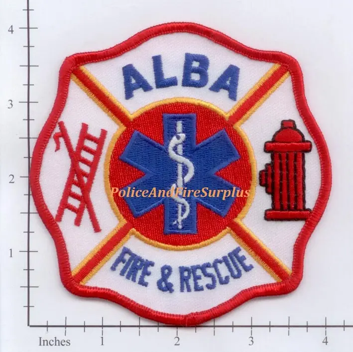 Texas - Alba Fire Rescue Patch 1