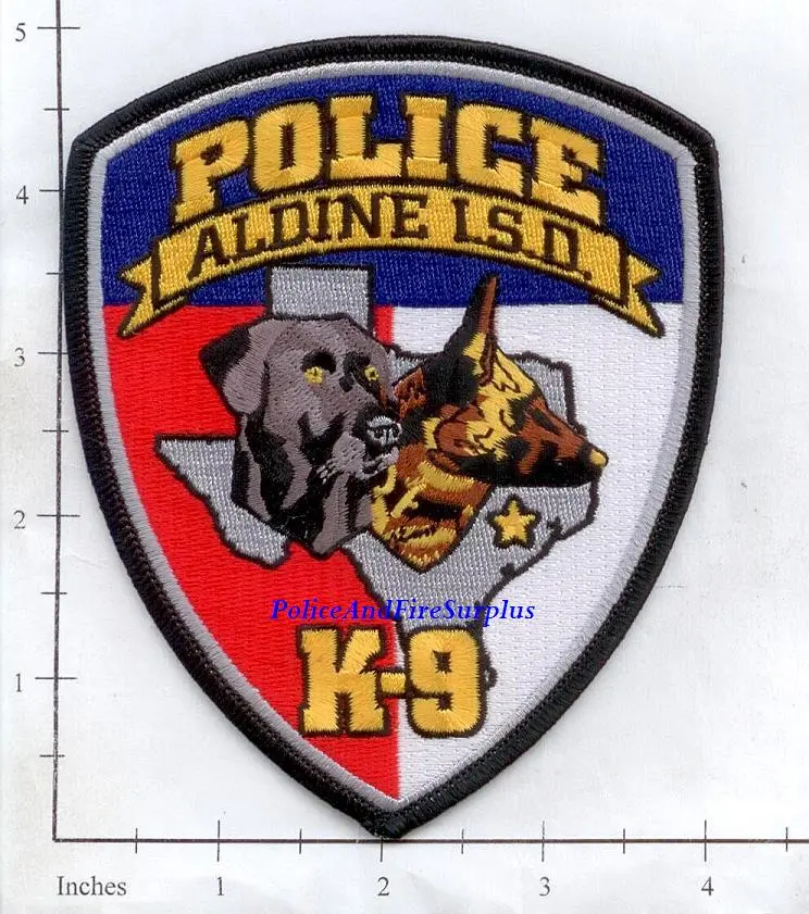 Texas - Aldine Independent School District K-9 Police Dept Patch (001) 1