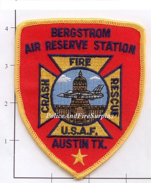 Texas - Bergstrom Air Reserve Station Crash Fire Rescue Patch 1